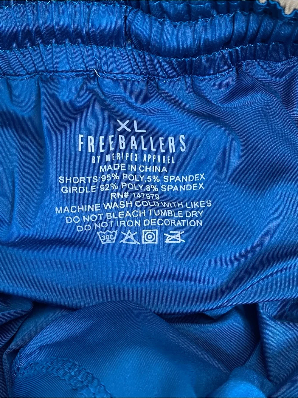 Freeballers By Meripex Apparel Men's Active Lined Khaki Shorts 6” Inseam XL